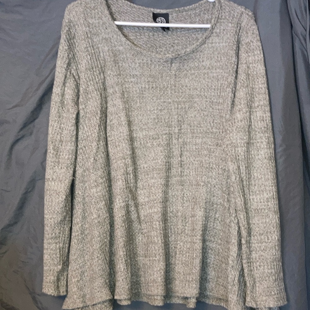 Waffle knit Sweater
